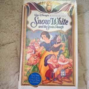 Disney Snow White and the Seven Dwarfs VHS tape 1st version edition new sealed